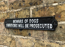 dog survivors plaque